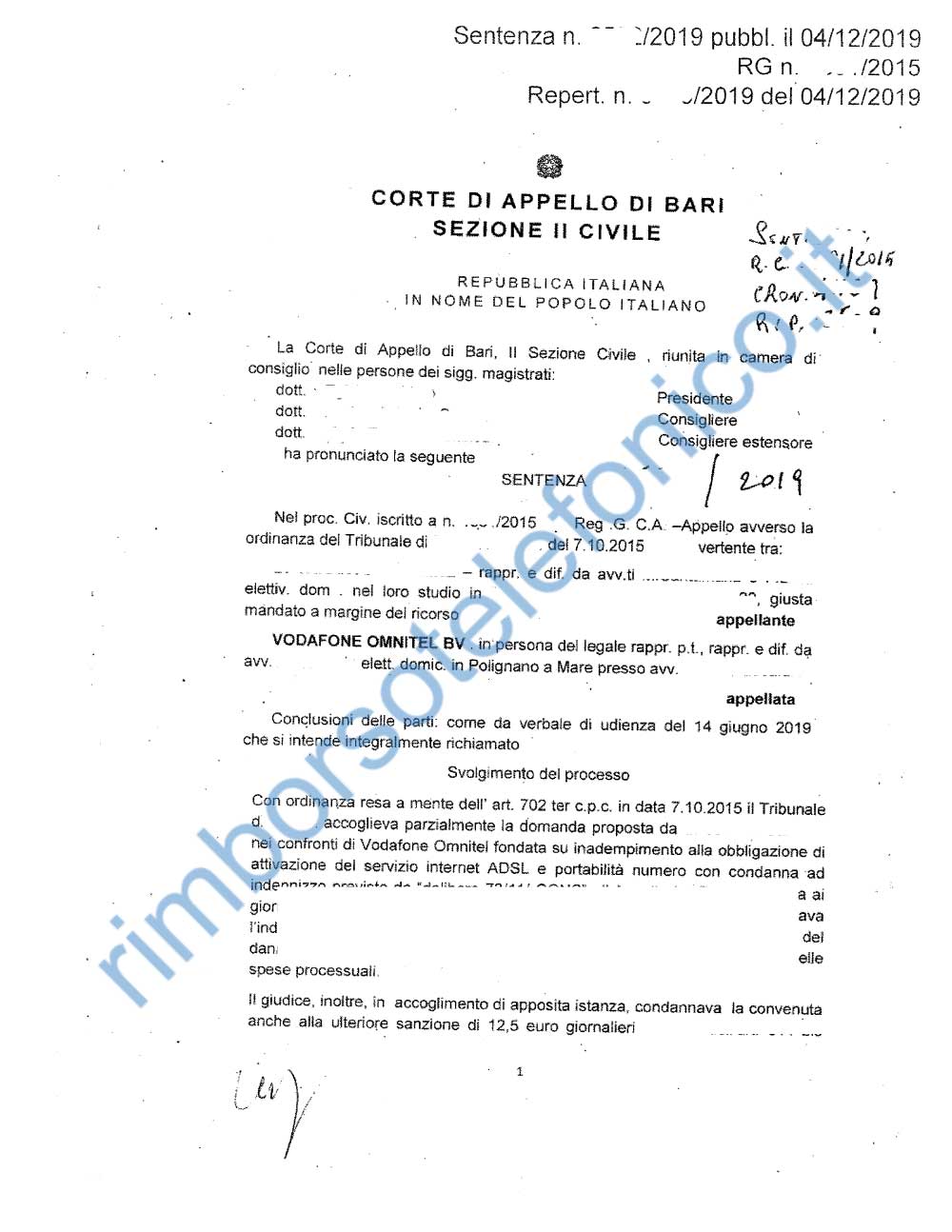 Disservizio utenza business: Vodafone condannata in Appello ad aumentare il risarcimento