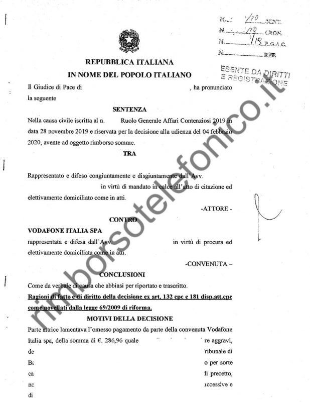 Vodafone-condannata-dal-Giudice-di-Pace