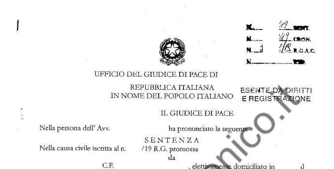 rimborso somme non dovute